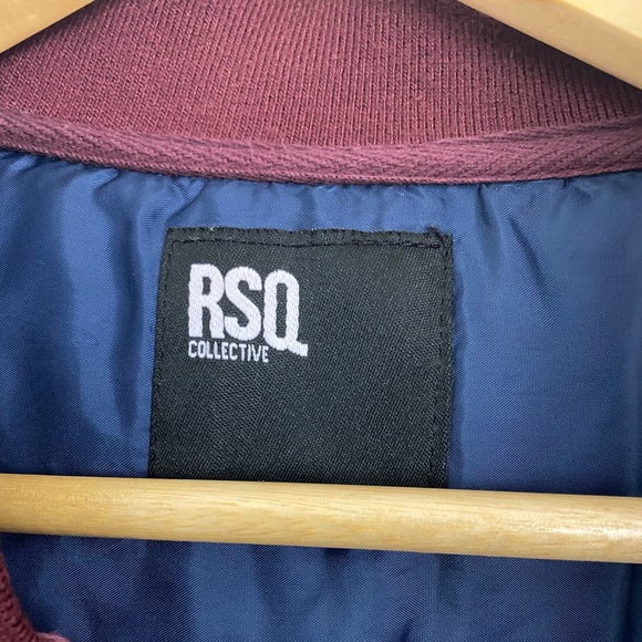 RSQ Collective Bomber Jacket Size Medium - Picture 7 of 8